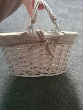 wicker shopping basket