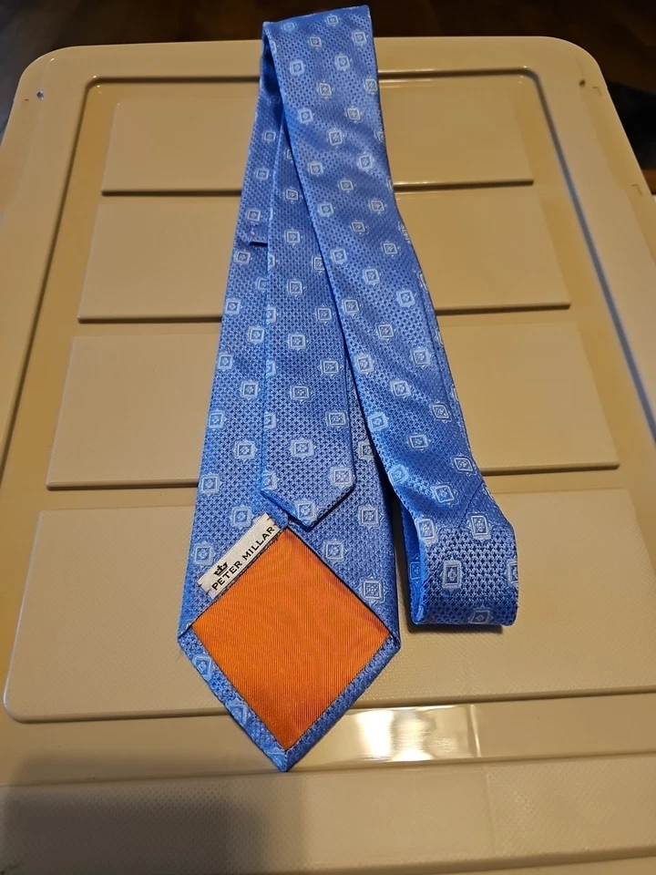 Corbata Peter Millar azul claro ¡Gran forma! Foto 3 de 4