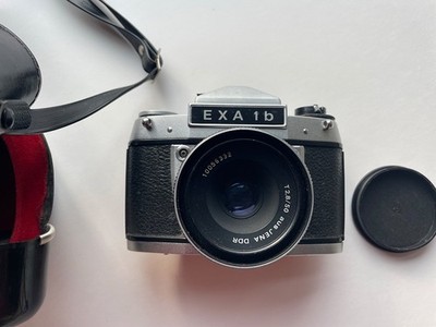 Pentacon Exa 1b + 50mm Objektiv Spiegelreflexkamera Analogkamera 35mm Exakta DDR
