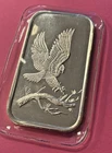 SILVERTOWNE FLYING EAGLE .999 SILVER 1 ONE TROY OUNCE BAR