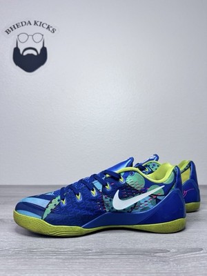 Size 10.5 - Nike Kobe 9 EM Brazil White Green Blue Low Top