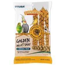 Sunseed Golden Millet Spray Bird Treat 7 Oz Natural 7Oz