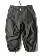 Vintage Grey Military Cargo Parachute Pants sz M Rave Wide Leg Skater