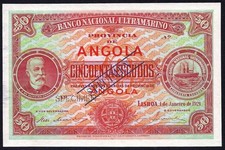 Portugal Portuguese Angola 50 escudos 1921 SPECIMEN P-60 UNC