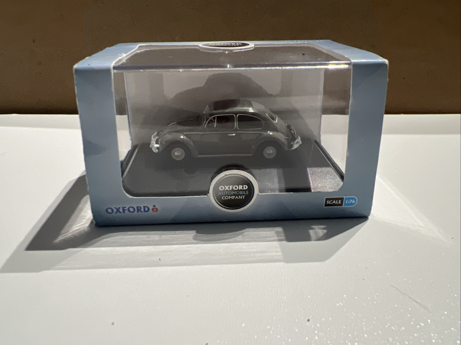 BNIB OO GAUGE OXFORD DIECAST 1:76 76VWB004 Anthracite VW Beetle Car