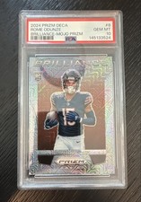 2024 Panini Prizm Deca - Brilliance Rome Odunze #8 Mojo Prizm /30 (RC) PSA 10