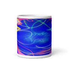 Festive Lights and Ribbons Ceramic 11oz Mug