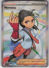 Pokemon TCG Nemona Ultra Rare SV: Paldean Fates 229/091