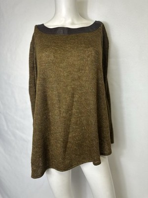 VINTAGE LUCIANO DANTE BRAND SIZE LARGE BROWN SHAWL