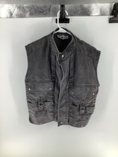 Vintage Component Tokyu Sportswear Utility Vest Gray Canvas Multi Pocket Medium