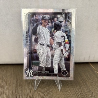 2025 Topps Veteran Combos US85 foil Aaron Judge Jazz Chisholm Yankees