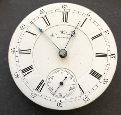 Antique 1886 Waltham Model 1883 35 Pocket Watch Movement Parts/Repair 18s 15j