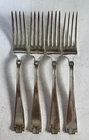 Gorham Etruscan  7” Forks Set of 4 – 6.24 oz Sterling Silver – No Mono