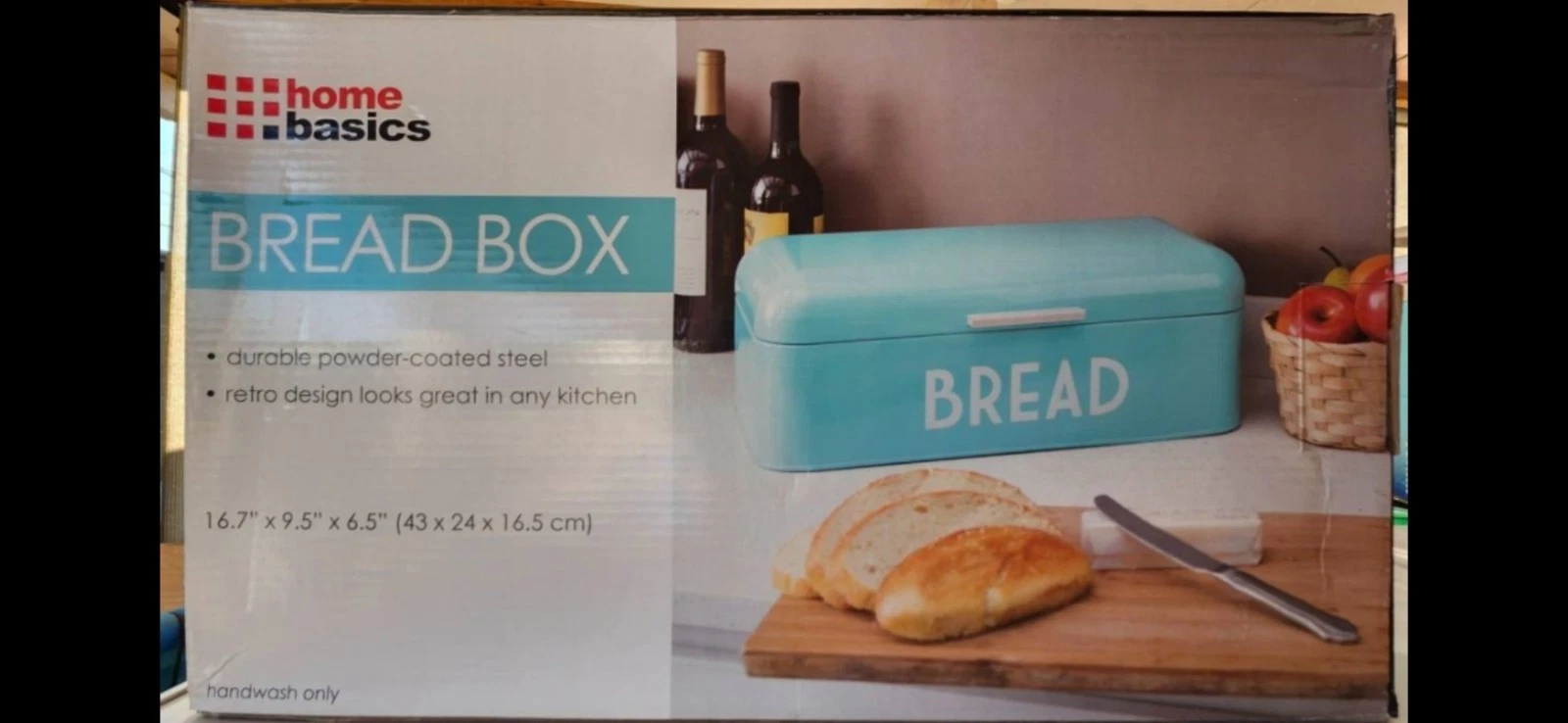 Turquoise Bread Box
Opens in a new window or tab