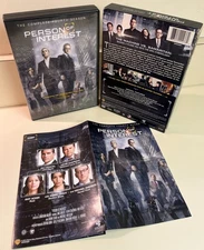 Person of Interest The Complete Fourth Season 4 DVD, Slipcover, Insert, Bonus
