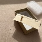 New Whimsical Gold Mustache Stud Earrings • Small Whimsical Jewelry Gift — photo 4