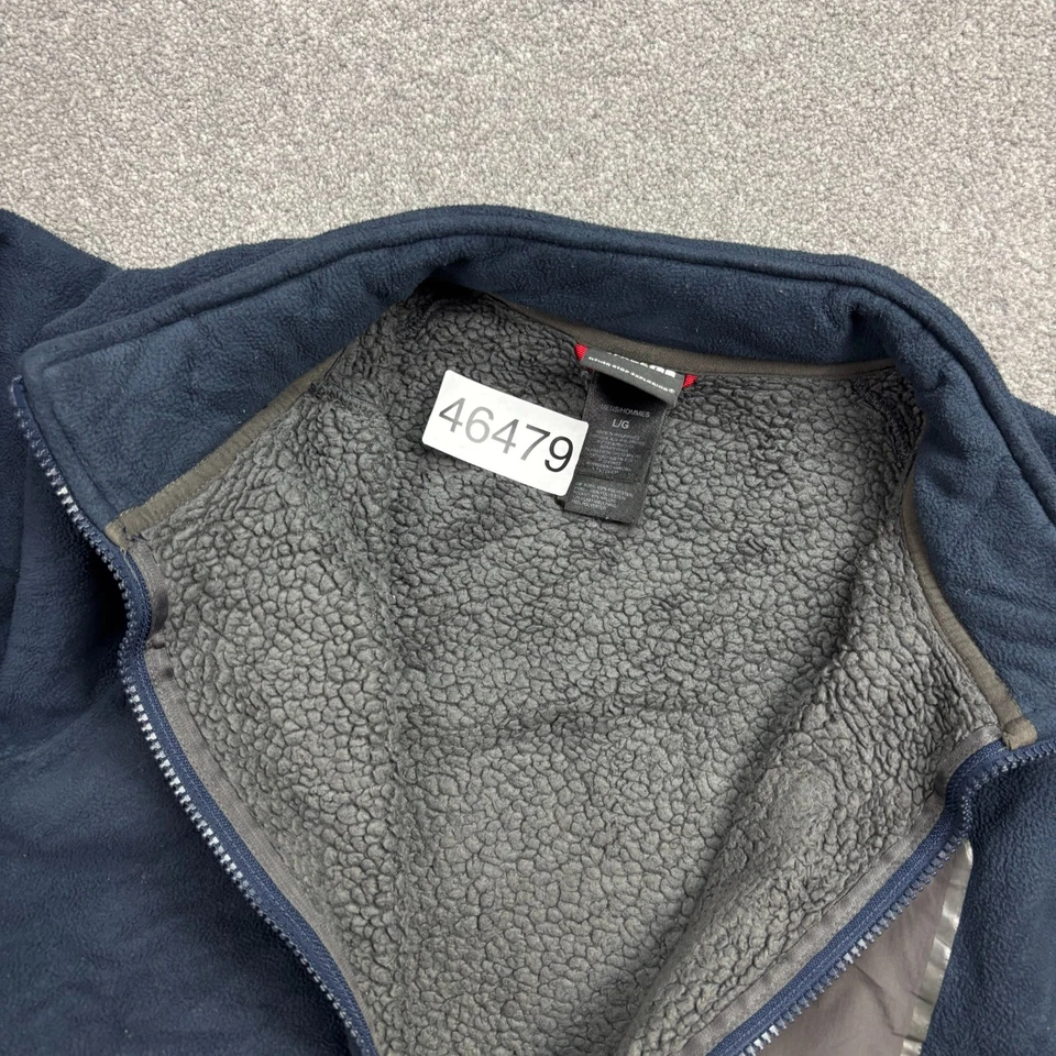 North Face Fleece Adult Large Blue Full Zip Sherpa Lined Jumper Jacket Mens - Image 4 of 4