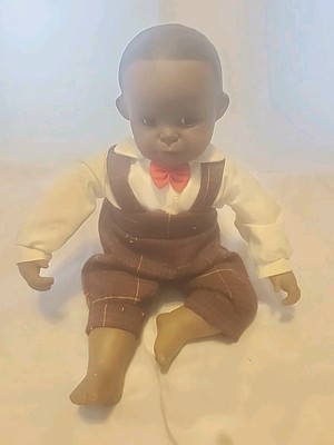 ASHTON DRAKE Porcelain African American Boy Doll ''DAVID'' by Yolanda Bello