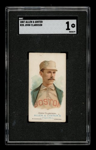 1887 N28 Allen & Ginter #14 John Clarkson — SGC 1