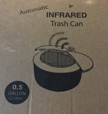 NEW Nine Stars Model 2-18 Motion Sensor Automatic Infrared Trash Can 1/2 Gallon