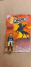 1981 Zorro Captain Ramon Action Figure Gabriel Filmation No Gun See Photos