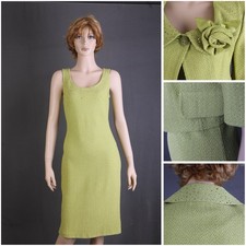 St. John Textured KNIT,2 PC Suit, JACKET DRESS,SIZE 2 ,GORGEOUS