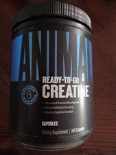 Animal Micronized Creatine Monohydrate Caps - 300 Caps 2500mg per Serving 6/28