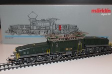 Märklin 3656 HO e-Lok Krokodil 6/8 III E14305 grün digital in OVP