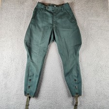 VINTAGE Military Breeches Pants Mens Medium Olive Jodhpur Stirrup Equestrian 50s