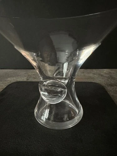 Vintage Steuben Signed Thumbprint Trumpet Vase Designed by George Thompson