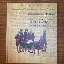 Cornerstones of Freedom Declaration of Independence Richards HC 1968 Illus