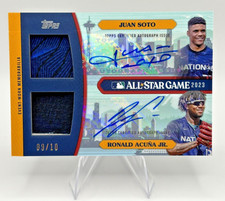 2023 Topps Update - Juan Soto/Ronald Acuna Jr. All Star Stitch Dual Auto /10 🔥