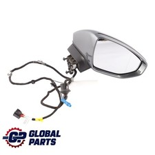 Audi A6 C8 Door Wing Mirror Power Fold Right O/S Daytona Grey Pearl Effect - Z7S