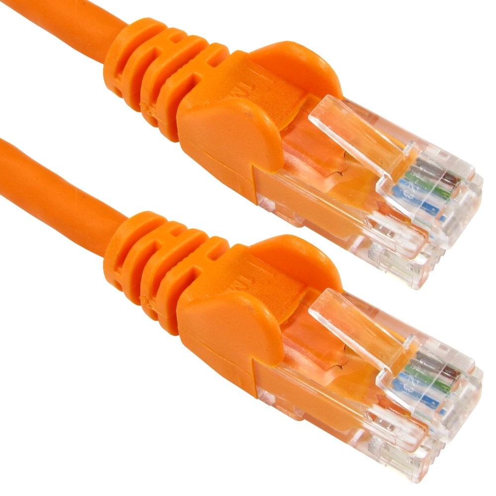 Cables Direct 1m Economy Gigabit Networking Cable - Orange