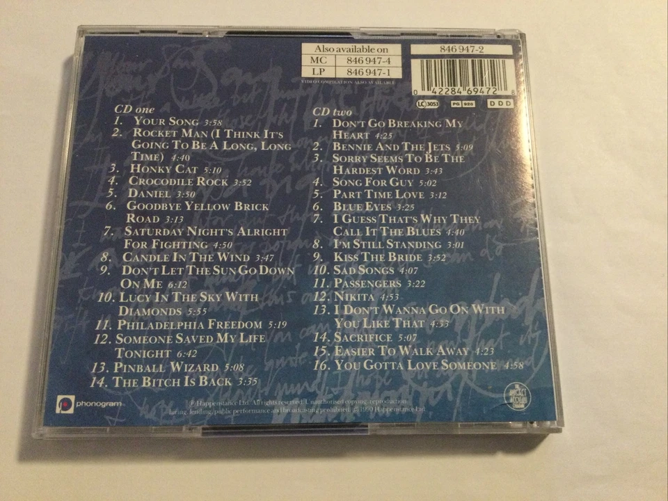 The Very Best Of Elton John — 2-CD 1990 - Bild 2 von 2