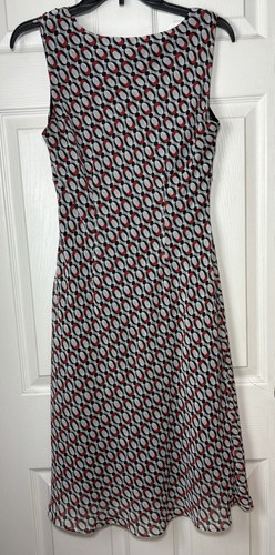 Y2K Chiffon Dress Womens 8P Ruffle Sleeveless V Neck Fairy Coquette 90s - Bild 2 von 7