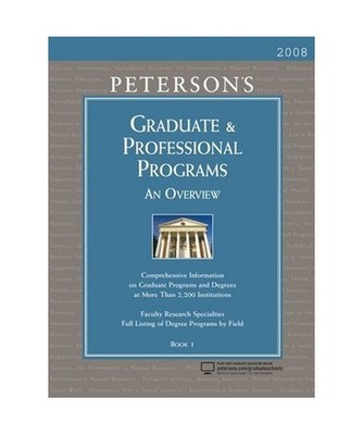 Peterson's Graduate & Professional Programs: An Overview