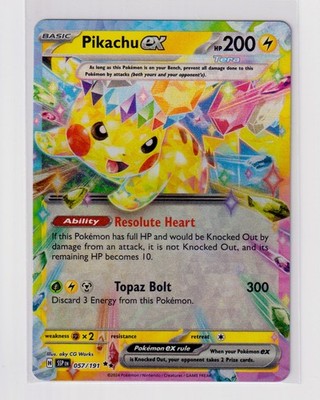 Ascending Hero's Pikachu Ex 57/217