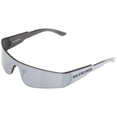 Balenciaga BB0041S 002 125mm Unisex Rectangle Sunglasses with