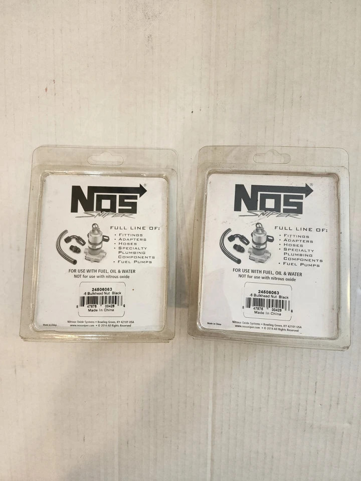 NOS Sniper 24506063 -6 Bulkhead Nut Black - Image 2 of 2