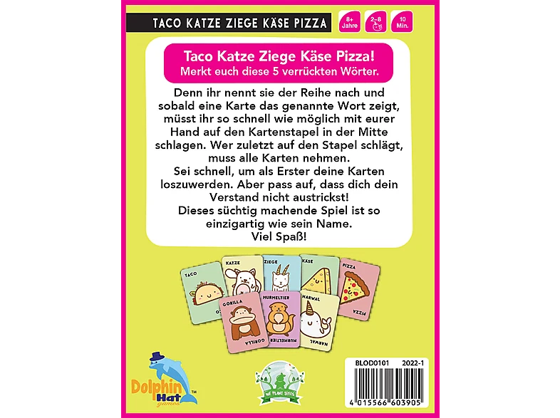 BLUE ORANGE BLOD0101 TACO KATZE ZIEGE KÄSE PIZZA Brettspiel - Bild 2 von 3