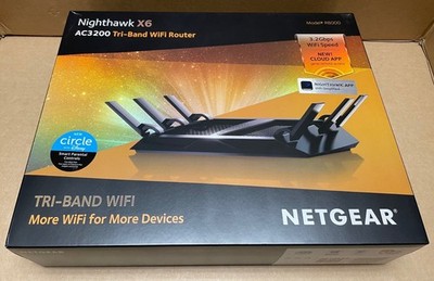 NETGEAR Nighthawk X6 AC3200 Tri-Band WiFi Router R8000 - Complete with Box
