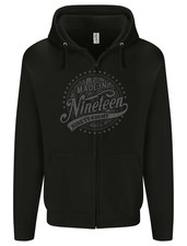 Distressed 25th Birthday Made In 1998 Mens Zip Up Hoodie