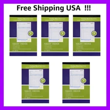 Large Sales Order Book with Consecutive Numbers - 10 Pack Carbonless Duplicates