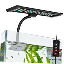 Aquarium Fish Tank LED Light - 18W Clip-On Plants Lamp with Timer DIY Mode