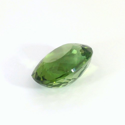 PIEDRAS PRECIOSAS SUELTAS CORTE OVALADO IMPECABLE VERDE TURMALINA NATURAL 3,35 QUILATES 10X8 MM - Imagen 5 de 5