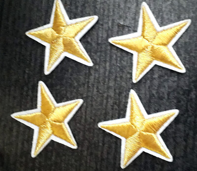 4er SET Aufnäher Patch Texas Star  Western