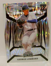 GEORGE LOMBARD #2 /10 BASE CARD LEAF METAL BASEBALL 2023