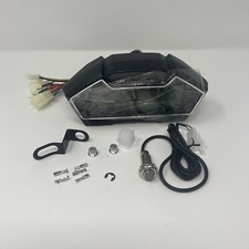 Bluerice 199 Kph Mph Universal Motorcycle Speedometer Digital Lcd Odometer Bluerice 199 Kph Mph Universal Motorcycle Speedometer Digital Lcd Odometer
