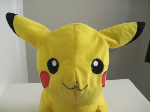 Fábrica de juguetes Big Pokémon PIKACHU 13" peluche espuma de poliestireno animal de peluche - Imagen 2 de 4
